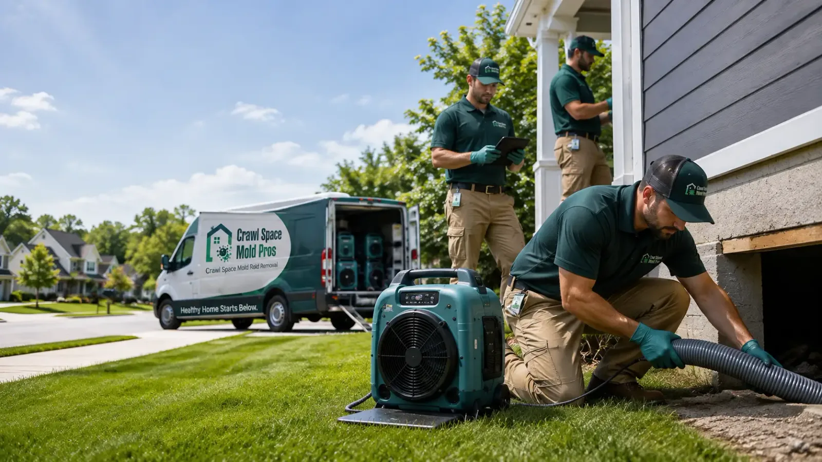 Crawl Space Mold Removal in Plains, TX